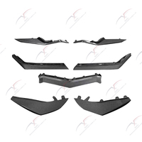 Nouveau pour Corvette Z06 2020-2023 : Protection de pare-chocs avant en fibre de carbone, kit carrosserie pour modification et décoration automobile