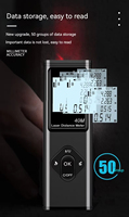 Protap Mini télémètre électronique portable 40m appareil de mesure laser numérique télémètre laser Cross Hairs