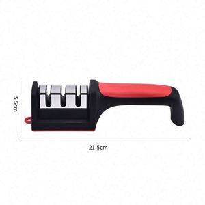 3-in-1 Knife Sharpener Wholesale Household Multifunctional Three-Stage Knife Sharpener Quick Ceramic Knife Sharpener - Product Image 4