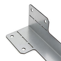 420 mm Länge, 2 mm Dicke, verstellbare Winkel-Schienenhalterung mit Erdspieß