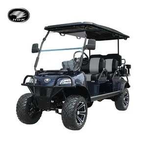 HDK 2024 Vehículo utilitario para la venta Coach Tone Kart Moke Gas Car Trolley Los mejores precios de 48V Carrito de golf eléctrico