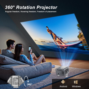 Proyector Inteligente A10 HD 720P Portátil con Duplicación de Pantalla Inalámbrica para Uso en Casa y Dormitorio - Product Image 2