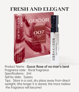 GUCOR 007 Lusso 2ml Campione <span class=keywords><strong>Profumo</strong></span> <span class=keywords><strong>Rosa</strong></span> No Man's Land per Donna Estratto <span class=keywords><strong>Naturale</strong></span> Vegetale <span class=keywords><strong>Rosa</strong></span> Orientale Speziata - Product Image 2