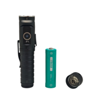 Lampe torche LED 1400lm personnalisée par une usine avec 44 ans d'expérience, tête rotative à 180 degrés, étanche IP65, rechargeable par USB, pour le camping, 1800mAh, orientable