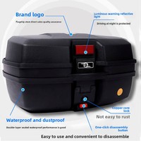 Sac de Selle Arrière Étanche 47L pour Moto et Trottinette Électrique, Vente en Gros Usine, Personnalisable avec Logo, Boîte de Rangement pour Bagages