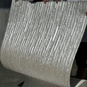 MCM Salle à manger moderne Texture 3D Carreaux muraux flexibles Nouveau design <span class=keywords><strong>Panneau</strong></span> de pierre tendre pour intérieur extérieur Décoration de maison pour hôtels - Product Image 3