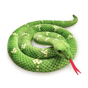 8656 OEM ODM <span class=keywords><strong>Peluche</strong></span> 3D Realistico Grande Serpente Verde Giocattolo Animale Morbido da Abbracciare, Regalo di Halloween per Bambini, Grande <span class=keywords><strong>Peluche</strong></span> Serpente - Product Image 1