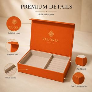 Boîte cadeau magnétique CRD avec ruban et couvercle, doublure en éponge recyclable, taille personnalisée, gaufrage, emballage pour parfum et ensemble de bijoux - Product Image 4
