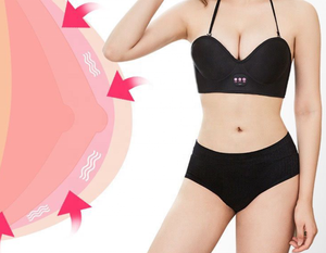 Sujetador masajeador vibratorio para aumento de senos grandes de Nueva moda con vibrador recargable de calefacción sujetadores de senos - Product Image 5