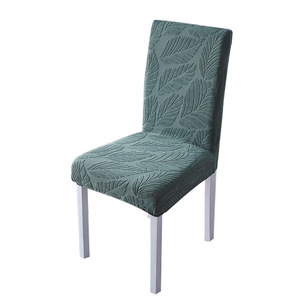 Jacquard stampato moderno tavolo da pranzo sedia fodera universale <span class=keywords><strong>elastico</strong></span> per la casa cuscino integrato mezza sedia schienale - Product Image 5