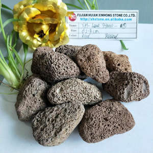 Pierre naturelle concassée en gros pour aménagement paysager, décoration, pavage, filtration, horticulture, pierre de barbecue, roche de lave, galet volcanique - Product Image 4