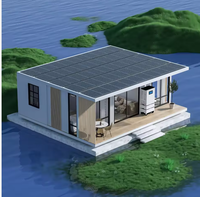 Maison modulaire extensible en acier de 20 pieds avec panneaux sandwich en bois pour villa, parc, chambre, salon, ferme