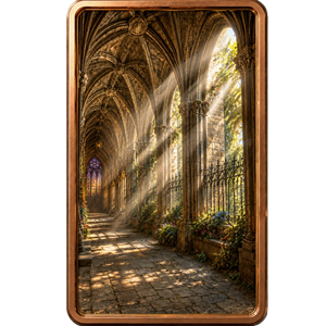 Barra de Cobre Puro 999 de 5 oz, Serie Iglesia en Alto Relieve 3D, Edición Limitada, Coleccionables de Arte Religioso de Catedrales, Barra de Cobre - Product Image 5