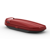 TIEFU TF338 Porte-bagages universel en ABS à double ouverture latérale, boîte de rangement sur le toit de la voiture, boîte de toit pour SUV