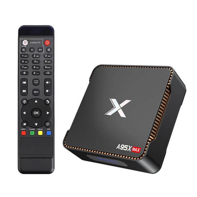 Factory Wholesale A95X Max 2.4G 5g Dual WiFi Android 8.1 TV Box S905X2 4GB 64GB HD Cable TV Set Top Box with Video Recording