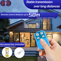 Télécommande Universelle sans Fil Émetteur Clé avec Cadre Métallique Alarme 433 MHz Pièce de Rechange à Apprentissage Continu Télécommande d'Alarme 433 MHz