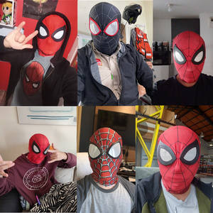 Masque de cosplay pour fête, masque de super-héros Spider-Man, masque de mascarade pour adultes, accessoires de costume d'<span class=keywords><strong>Halloween</strong></span>, casque de cosplay - Product Image 2