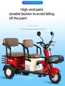 <span class=keywords><strong>Tricycle</strong></span> électrique ouvert scooter domestique pour adultes 600w 800w 1000w véhicule électrique à énergie nouvelle avec grand espace de stockage - Product Image 3