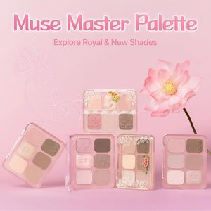 Clio Muse Master Eyeshadow Palette 6 Color Neutral Beige Matte Satin High Pigment Eye Shadow For Light Skin Tone - Product Image 2