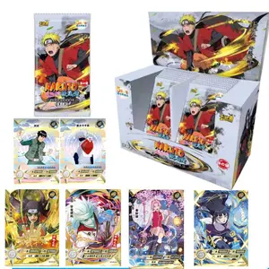 Grosir kartu koleksi kajou Narutoes Wave 6 Tier2 kartu perdagangan Foil Anime kotak permainan dek kartu koleksi