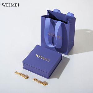 Custom Logo Magnetic Jewelry <b>Gift</b> <b>Box</b> for <b>Earrings</b>, Rings, and Necklaces Wholesale Packaging - Product Image 3