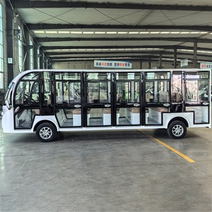 LUHUAN alimentado por batería 6 filas 15 plazas pasajero ciudad vehículo turista lanzadera eléctrica Mini turismo autobús Coche - Product Image 3