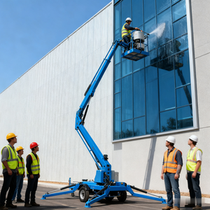 Ascenseur télescopique articulé remorquable électrique d'ascenseur de boom d'araignée - Product Image 3