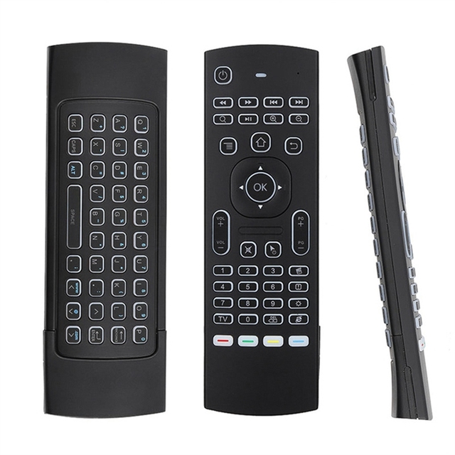 France in Stock 10pcs/carton  MX3 Wireless Fly Mouse 2.4g 3d Remote air Mouse Mx3 for Android Tv Box Backlight