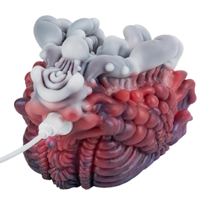 Vibrateur semi-fermé Fantasy avec 10 modes de vibration sans fil, nœuds superposés, pour hommes 18+ - Poche vaginale - Product Image 6