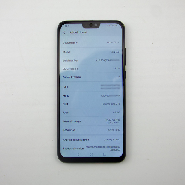 Wholesale Used Cell Phones For HONOR 8X Verified Suppliers Android Low Price Smart Original