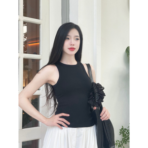 T-shirts pour femmes de bonne qualité, couleur unie, taille haute, coupe ajustée, boutons, mélange de coton, respirant, écologique, anti-UV, échantillon gratuit - Product Image 2