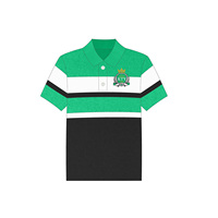 Pull Polo en Tricot à Manches Courtes en Coton pour Homme Impression Personnalisée pour l'Été Pull de Haute Qualité pour Fraternité