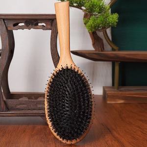 <span class=keywords><strong>Brosse</strong></span> à <span class=keywords><strong>cheveux</strong></span> en bois Pro Eco pour <span class=keywords><strong>cheveux</strong></span> <span class=keywords><strong>fins</strong></span>, naturels, doux et <span class=keywords><strong>fins</strong></span>, peigne de Massage - Product Image 2