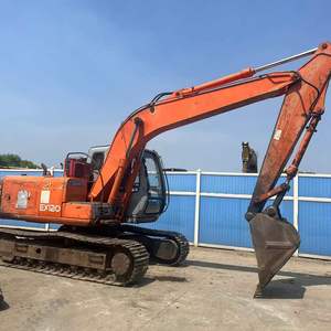 Excavadora Usada Original Japonesa Hitachi ZX120 de 12 Toneladas con Motor Isuzu de 66kW, Alta Potencia de Excavación y Bajas Horas de Trabajo - Product Image 1