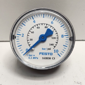 Manomètre PLC Garanti 1/4" NPT 2" 0-140 <span class=keywords><strong>PSI</strong></span>/0-10 <span class=keywords><strong>Bar</strong></span> Gau MA-50-10-1/4-<span class=keywords><strong>EN</strong></span> pour Produit sous Garantie - Product Image 1