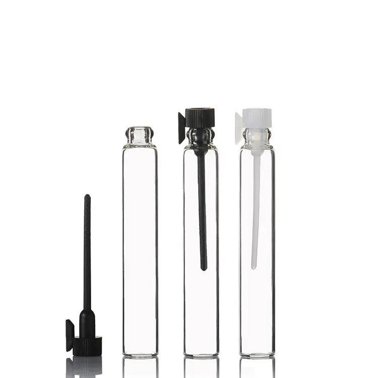 Factory Mini Sample Vial 1ml 2ml 3ml Tester Tube Glass Perfume Bottle