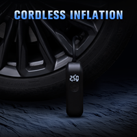 Mini compresseur d'air électrique automatique numérique sans fil, pompe à pneu Portable, gonfleur de pneus
