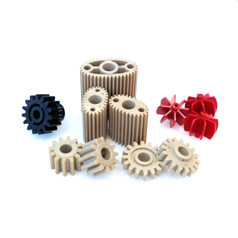 Механическая обработка на заказ, литьевая пластиковая шестерня с ЧПУ