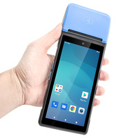 UNIWA V6P, Teléfono Inteligente con Pantalla Táctil de 5.45 Pulgadas, Android 12, NFC, Impresora de Etiquetas Térmicas de 58 mm, 4G, USB Tipo-C, OTG, PDA, MTK, 256 MB + Stock