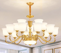 Lustre en verre de Murano, luminaire suspendu de luxe pour villa, lampes modernes de luxe, décoration intérieure