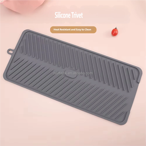 Silicone Kitchen Drain <b>Mat</b> Non-Slip Sink <b>Mat</b> For Dish And Bowl Heat Insulation Pad Kitchen Use Square Shape - Product Image 2