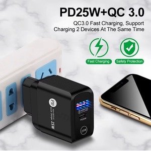 Cargador Rápido Original para Móvil, Cargadores y Adaptadores USB C PD QC3.0 para iPhone, Cargador de Pared USB de Carga Rápida de 20 W para Samsung - Product Image 2
