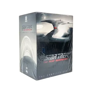 <span class=keywords><strong>Star</strong></span> <span class=keywords><strong>Trek</strong></span> La Nouvelle Génération Série Complète Coffrets 48 DVD Meilleures Ventes Amazo/eBay pour Films Approvisionnement d'Usine Livraison Gratuite CN - Product Image 1