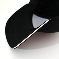 Op maat gemaakte logo high-end twill vintage sandwich brim baseball caps unisex sport petten verstelbaar 100% polyester luipaard/fruit/stippen