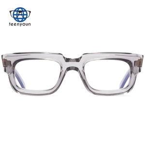<span class=keywords><strong>Gafas</strong></span> de Diseñador de Moda de Lujo al por Mayor Teenyoun, Monturas Ópticas Cuadradas Vintage, <span class=keywords><strong>Gafas</strong></span> de Acetato, Lentes con Logotipo Personalizado - Product Image 5