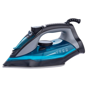 Plancha eléctrica de 110V, mini plancha de vapor portátil para uso doméstico con base recubierta y suela de acero inoxidable. - Product Image 1