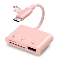Lector de Tarjetas SD USB C de 5 Gbps para Teléfono Android, Tableta, Portátil, Adaptador SD TF Micro SD OTG, Conexión y Uso Inmediato