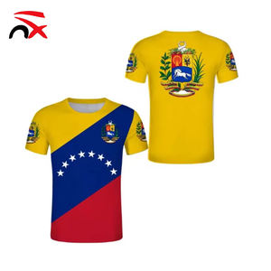 Camiseta Personalizada con la Bandera de <span class=keywords><strong>Venezuela</strong></span>, Camiseta de Alta Calidad con Estampado 3D, Ropa para Hombre - Product Image 4