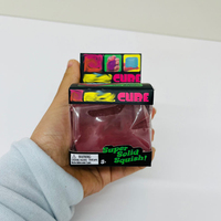 Jouet anti-stress en forme de cube de glace transparent de 5,5 cm de haut, avec boîte cadeau, pour enfants et adultes, expédié depuis l'entrepôt américain