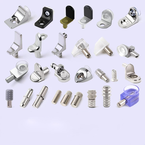 Đồ nội thất phần cứng kết nối phù hợp kệ kính Khung kệ chân kim loại Kệ hỗ trợ cho tủ - Product Image 1